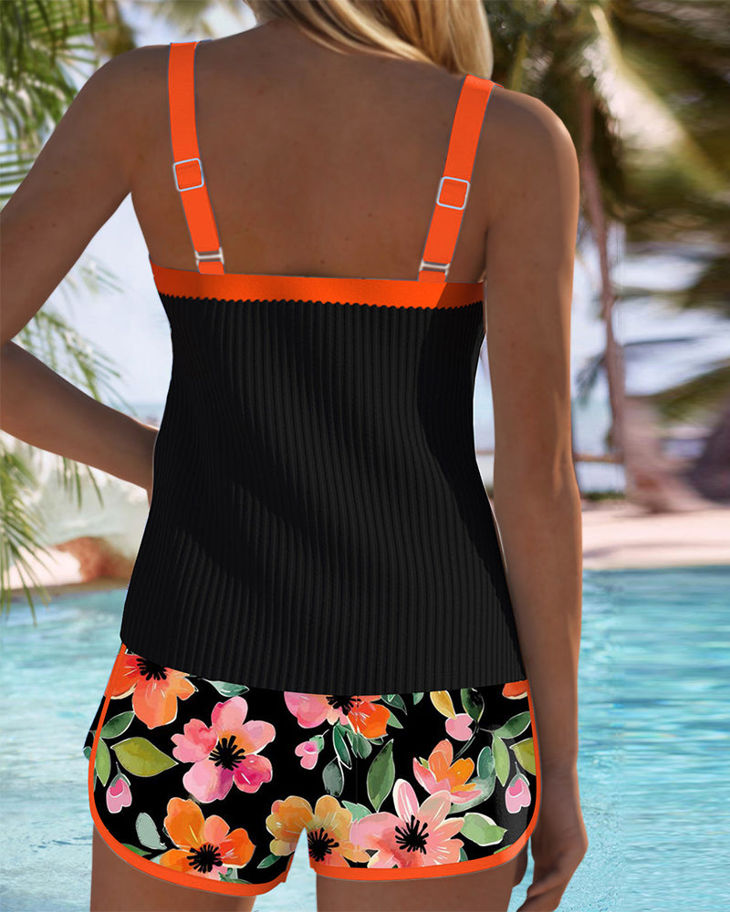 Lynor™ | Two-Piece Tankini with Pants