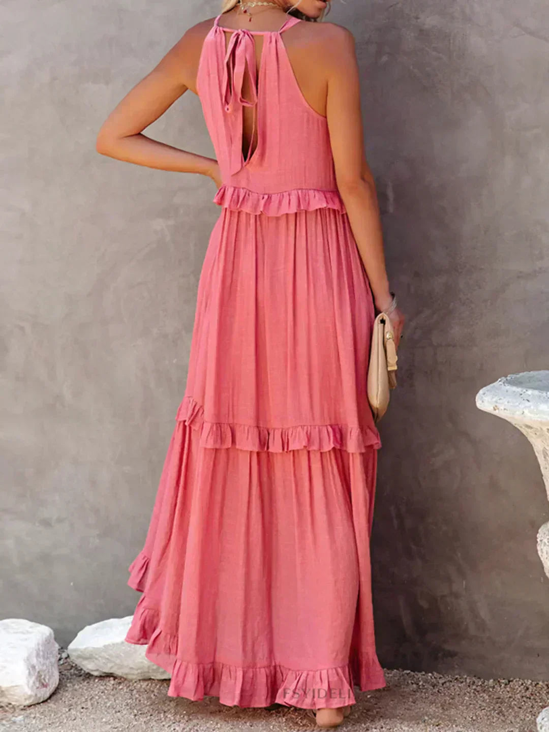 Lynor™ | Elegant Sleeveless Dress with Ruffles