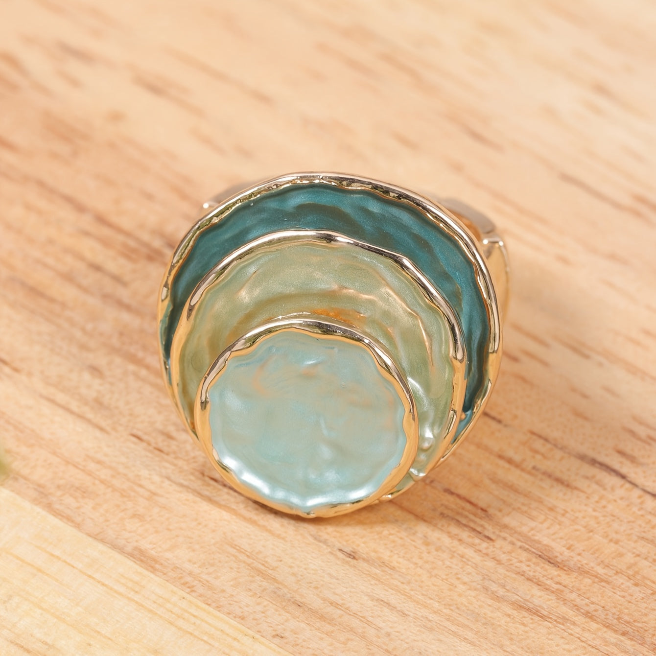 Lynor™ | Boho Three-Layer Enamel Ring