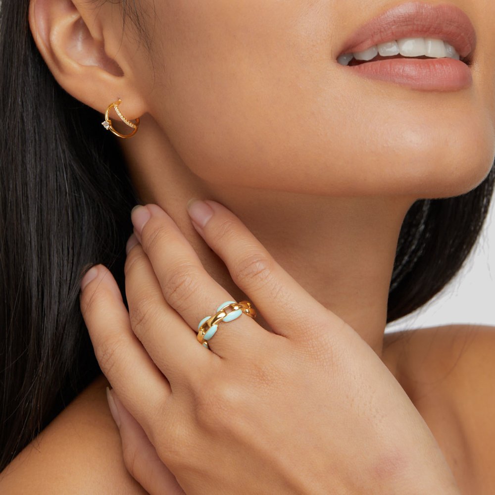 Lynor™ | Blue Chain Ring