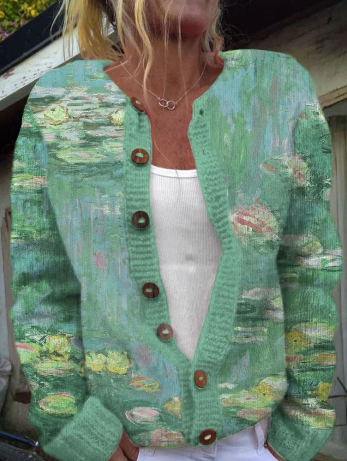 Lynor™ | Green Cardigan