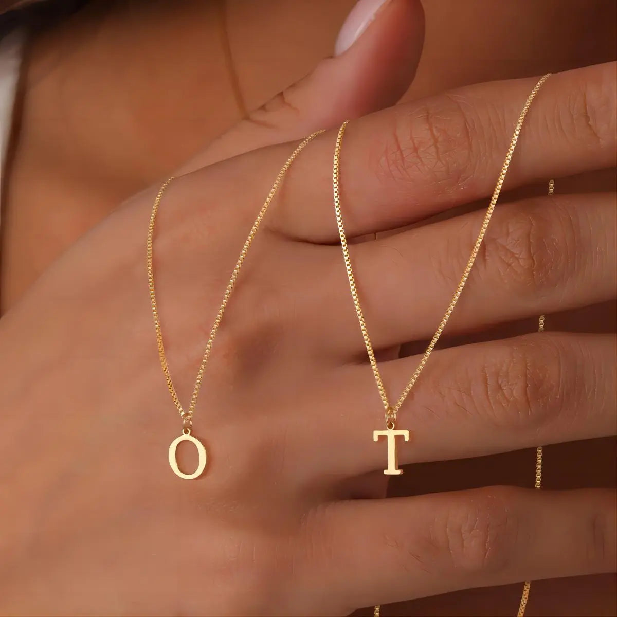 Lynor™ | Love Letter Initial Necklace – Personalized 18K Gold with Sentimental Charm