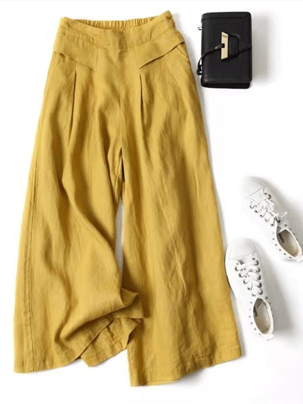 Lynor™ | Flowy Wide-Leg Trousers for Effortless Grace