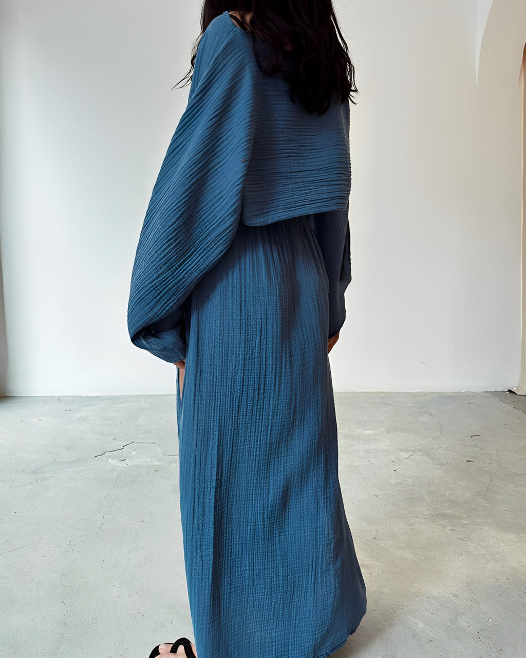 Lynor™ | Chic Slit linen two-piece set