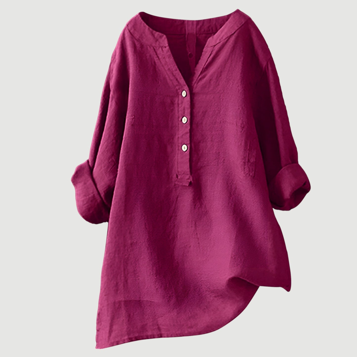 Lynor™ | Airy & Comfortable Linen Top – Lightweight Natural Fabric for Everyday Ease