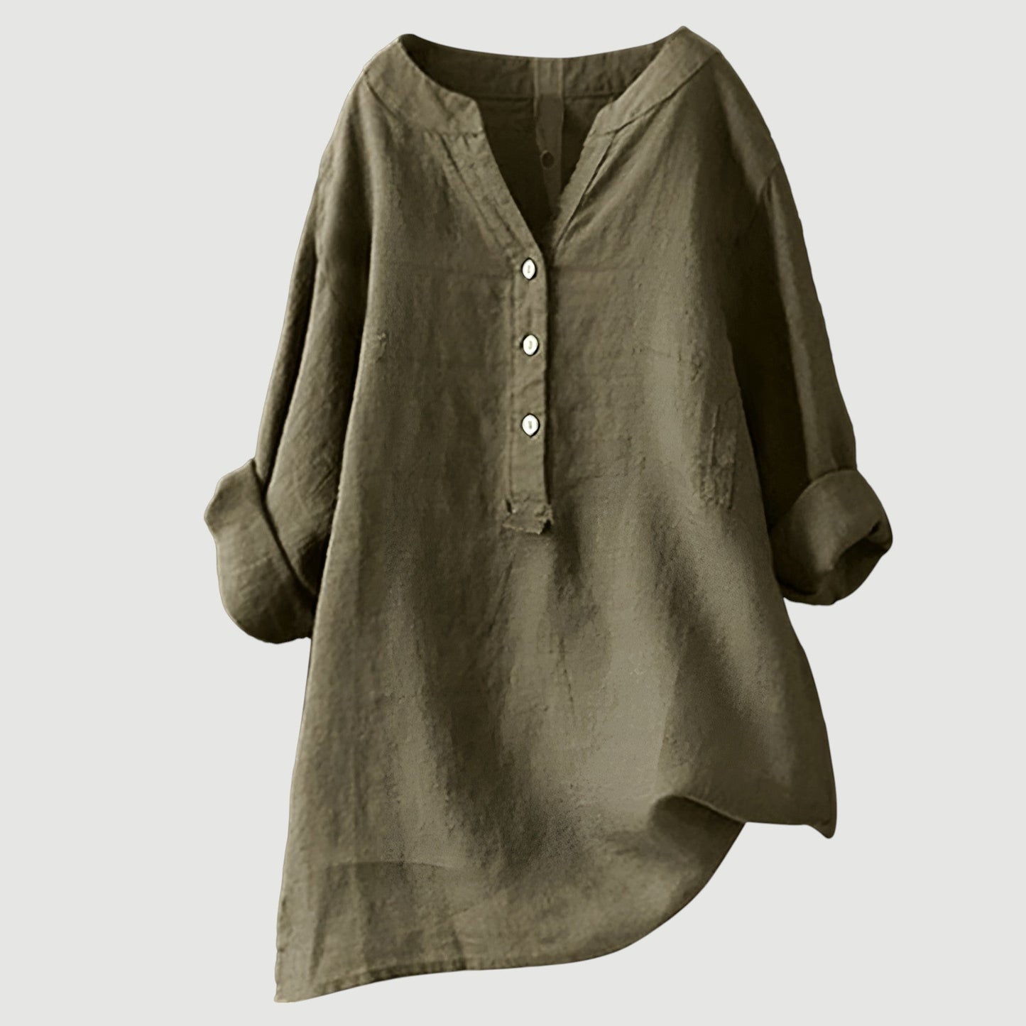Lynor™ | Airy & Comfortable Linen Top – Lightweight Natural Fabric for Everyday Ease