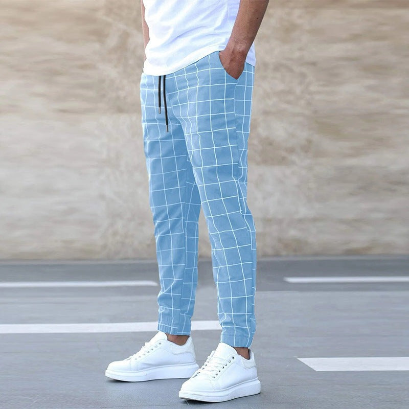 Lynor™ | Men’s Check Joggers for Modern Comfort
