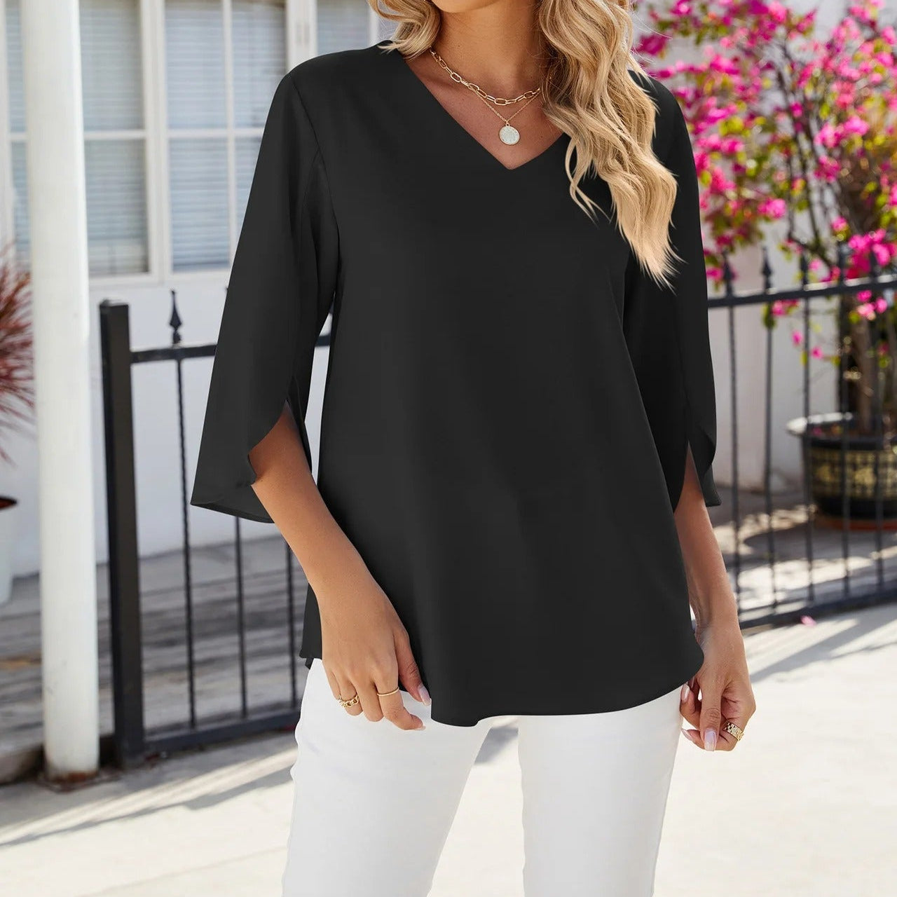 Lynor™ | Soft Elegance & Ultimate Comfort Blouse
