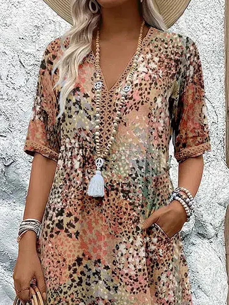 Lynor™ | Vibrant Midi Dress