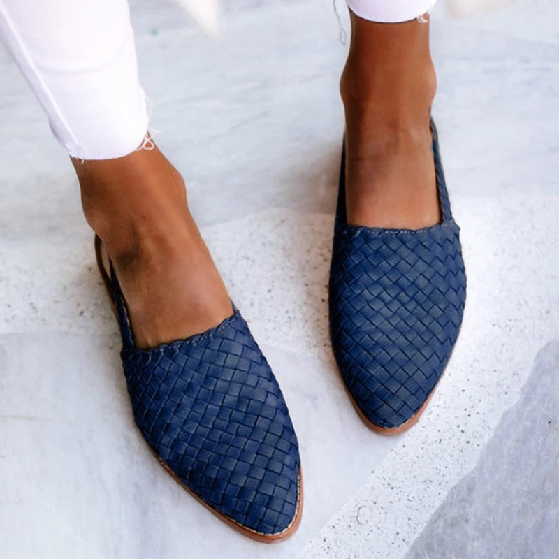 Lynor™ | Woven Chic Loafer Step Easy