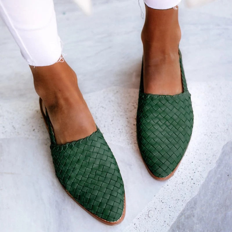 Lynor™ | Woven Chic Loafer Step Easy