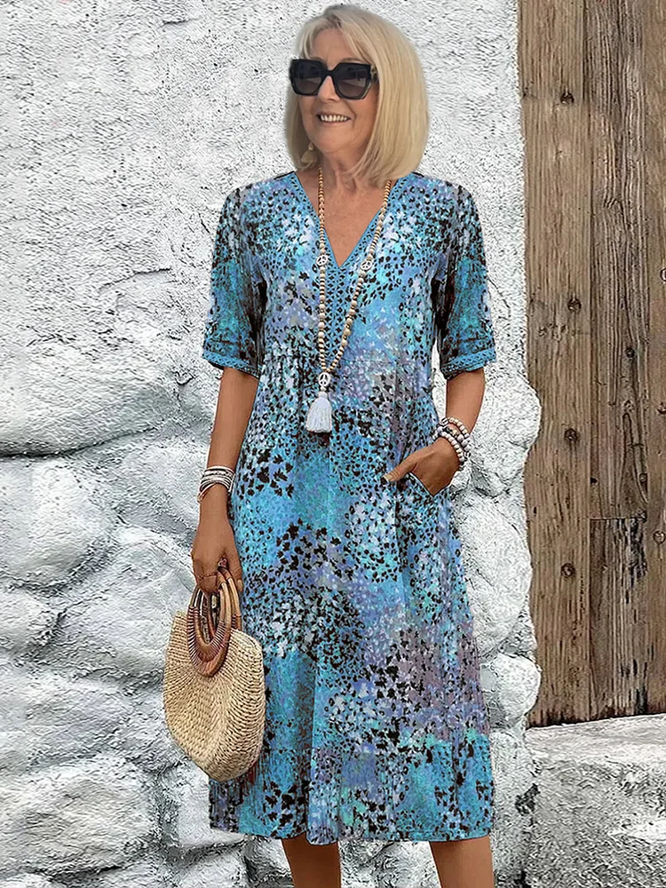 Lynor™ | Vibrant Midi Dress