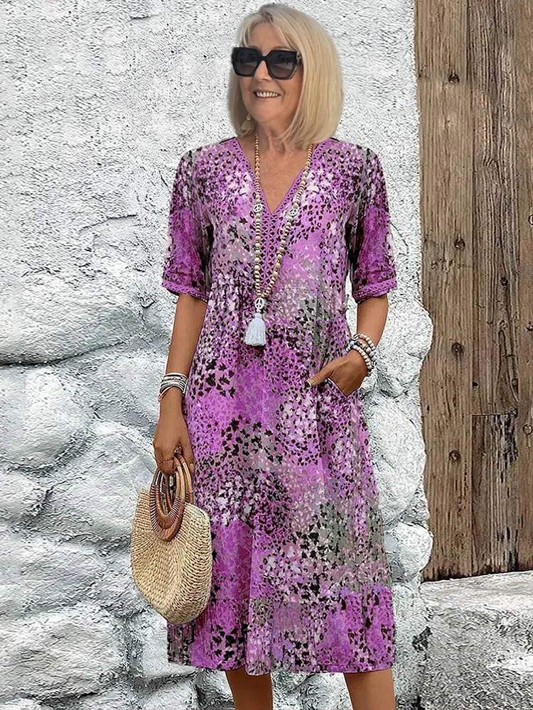 Lynor™ | Vibrant Midi Dress