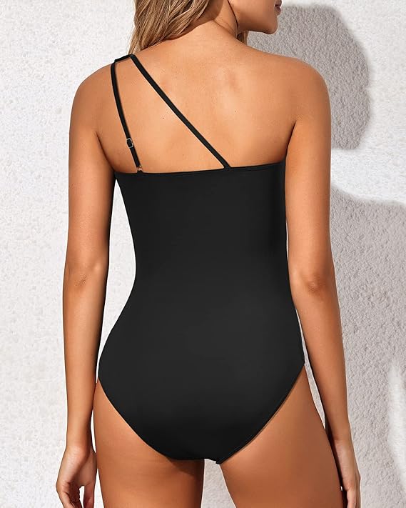 Lynor™ | Grace – One-Shoulder Sculpting Swimsuit