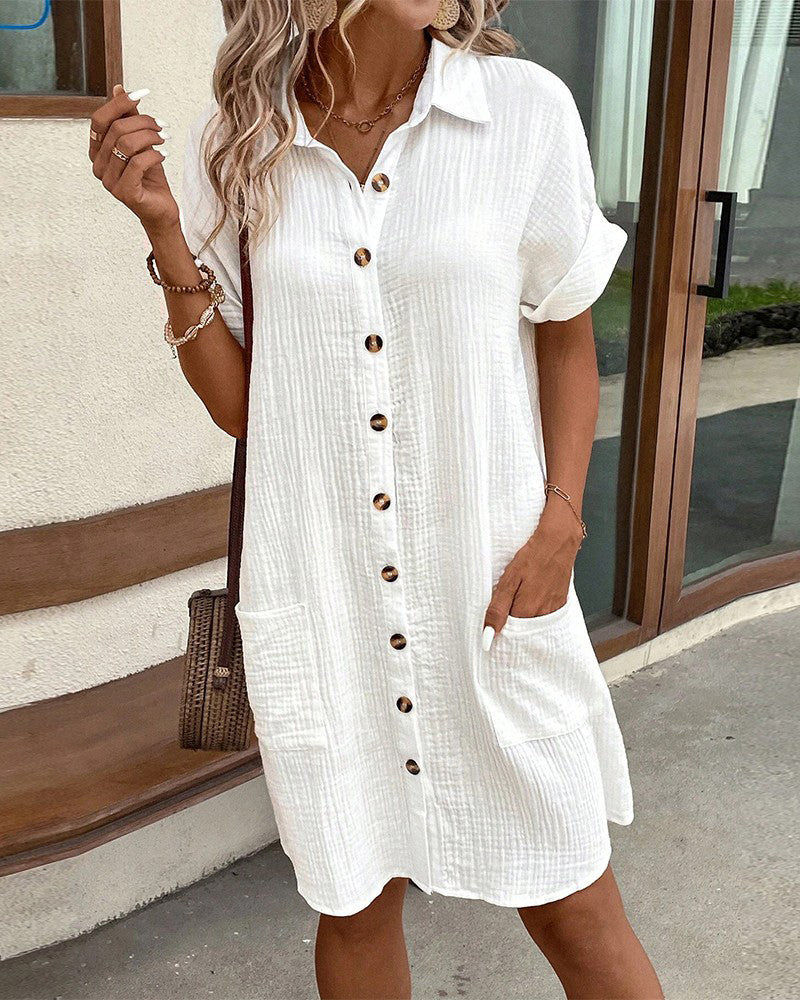 Lynor™ | Draped Knot Midi Dress