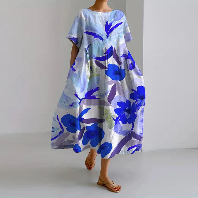 Lynor™ |Floral Summer Dress – Flattering Fit & Easy Movement