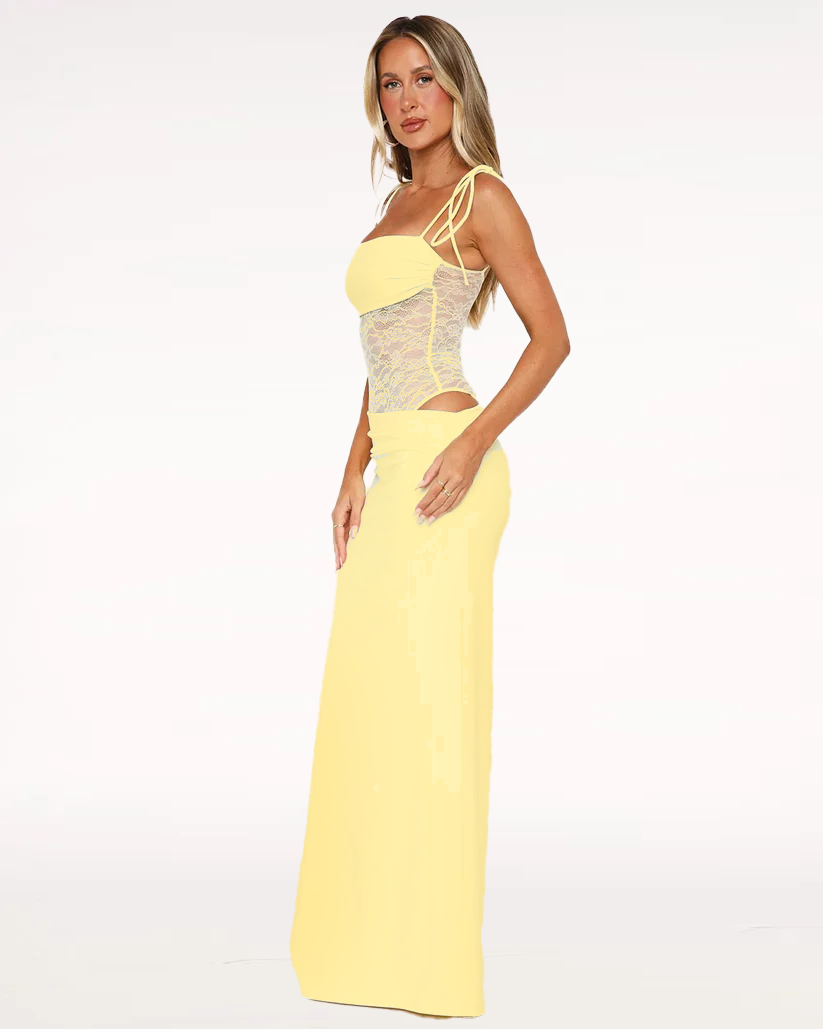 Lynor™ | Mesh Maxi Dress