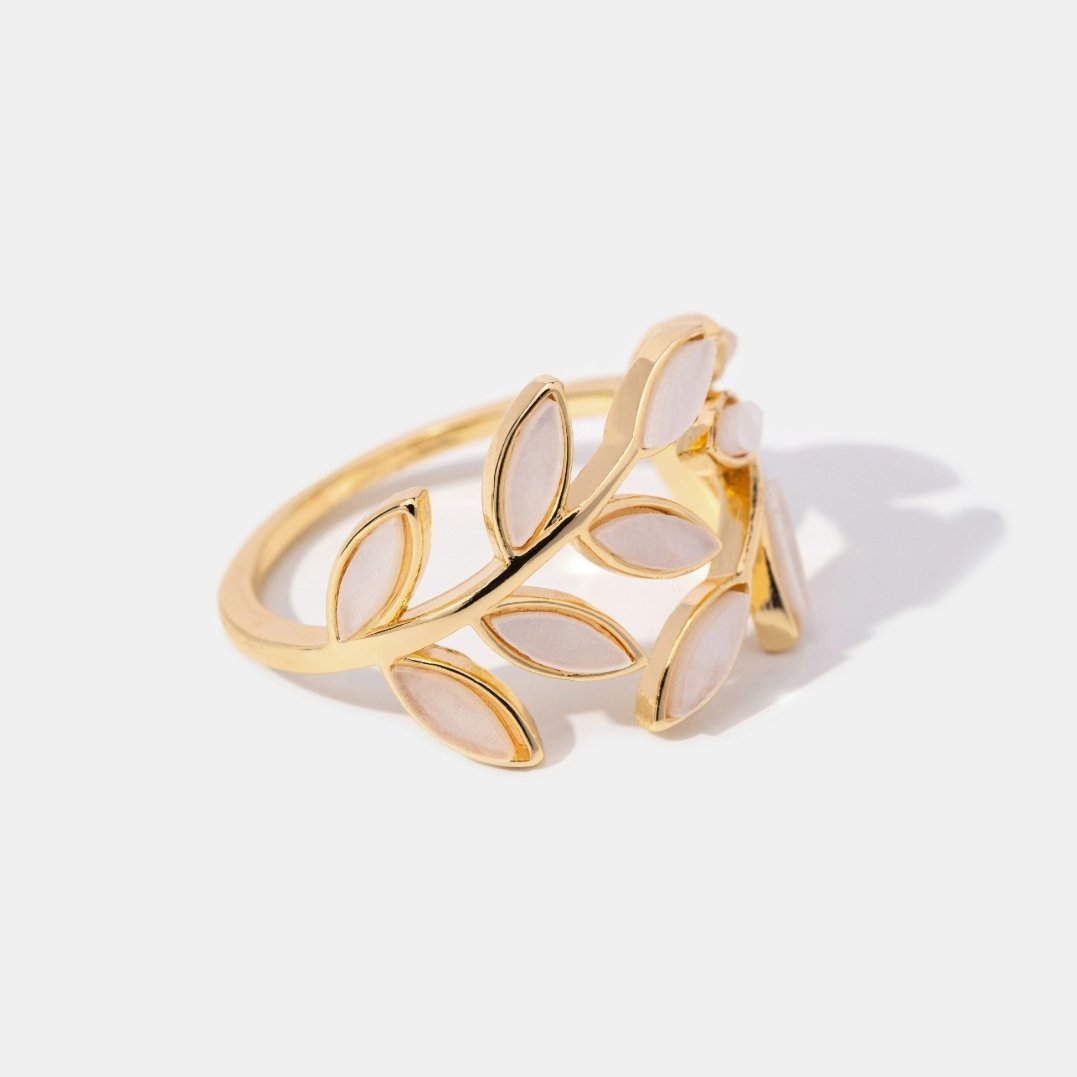 Lynor™ | Gold Leaf Ring
