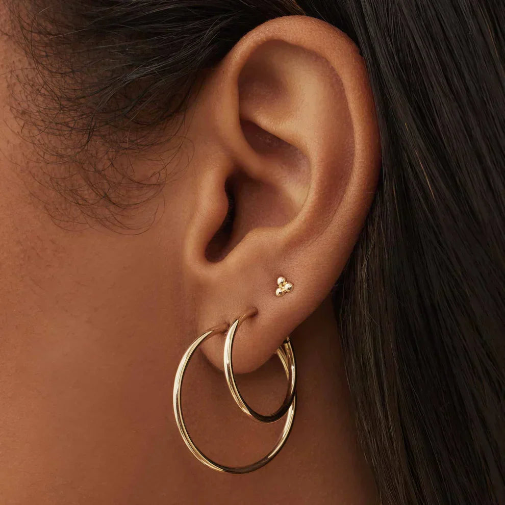 Lynor™ | Noémie Sorel Earrings – 14K Gold Elegance with Parisian Poise