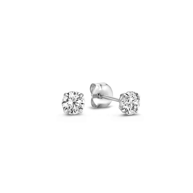 Lynor™ | Moonbeam Stone Earrings – Elegant 14K Gold with a Celestial Glow