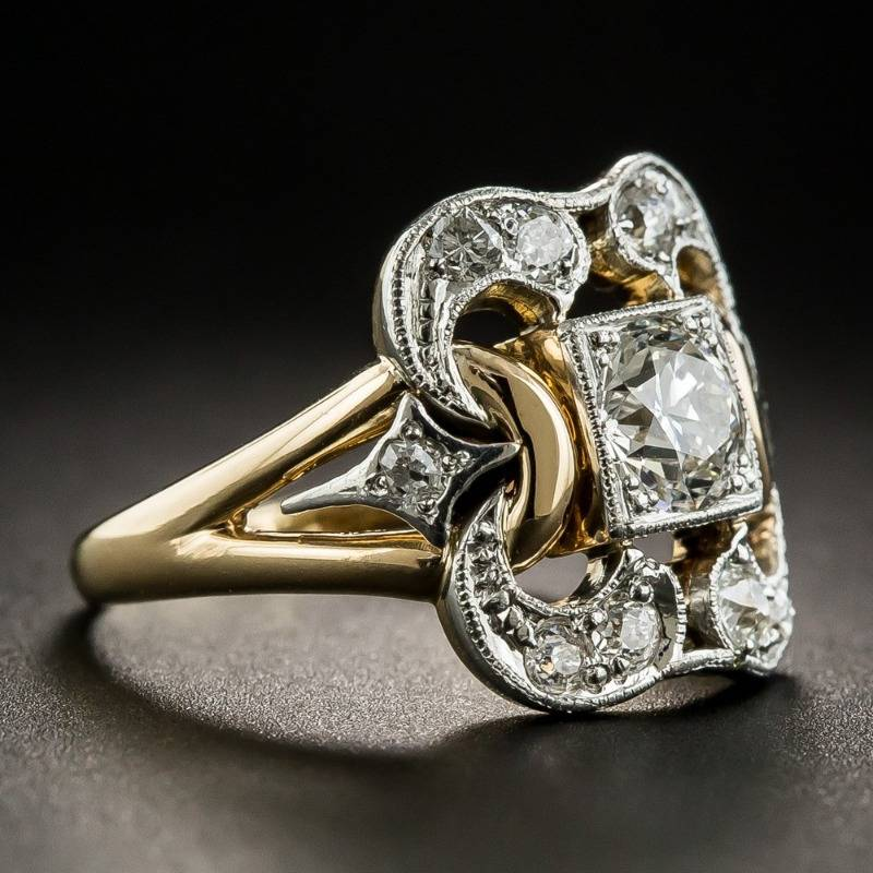 Lynor™ | Vintage zirconium gold ring