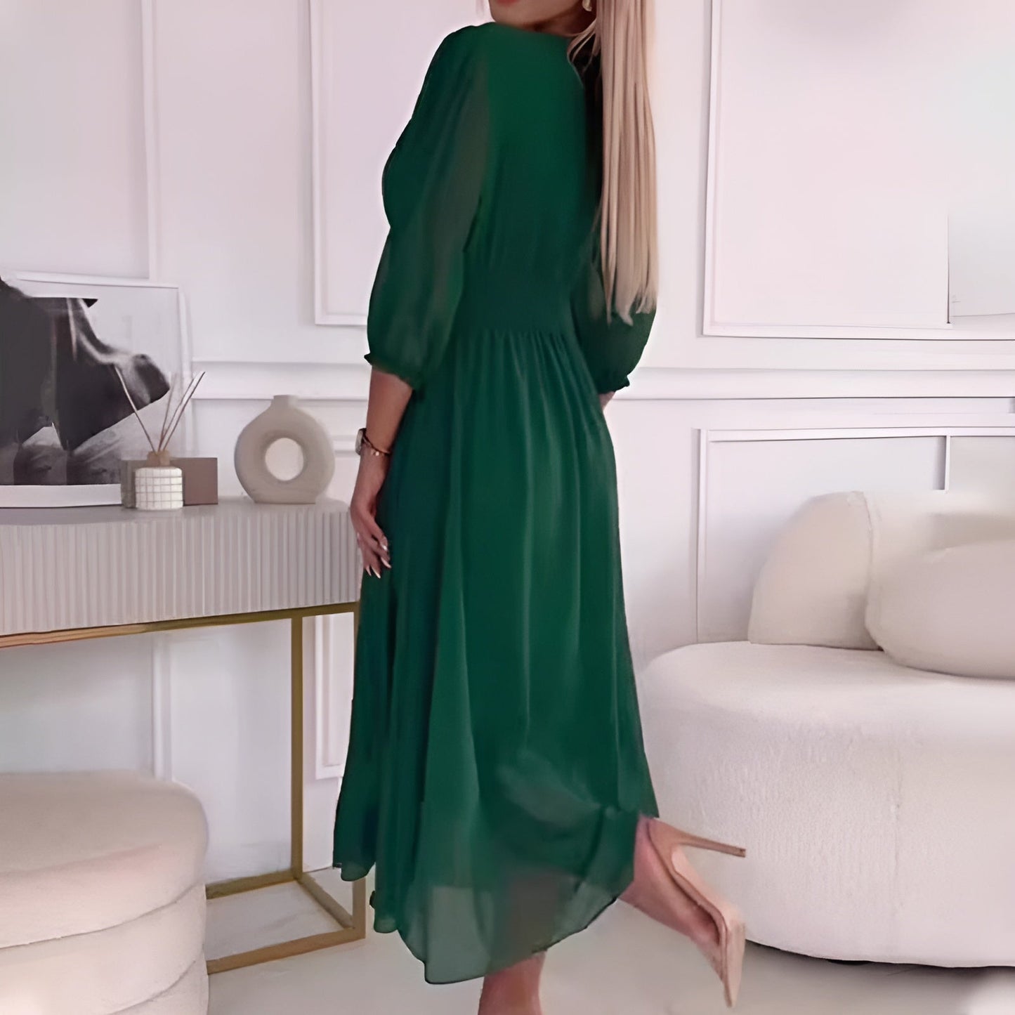 Lynor™ | Light Silky Chiffon Dress