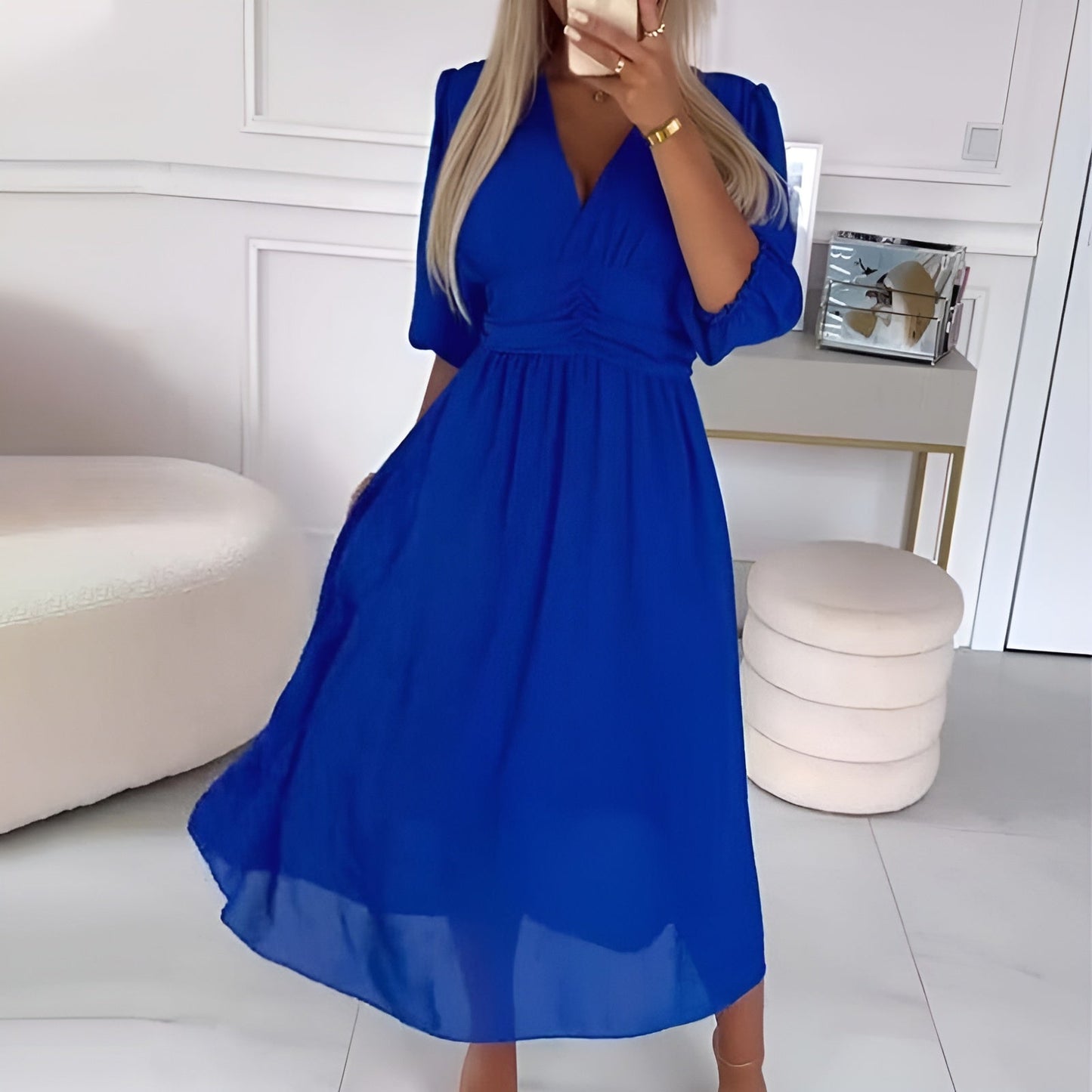 Lynor™ | Light Silky Chiffon Dress