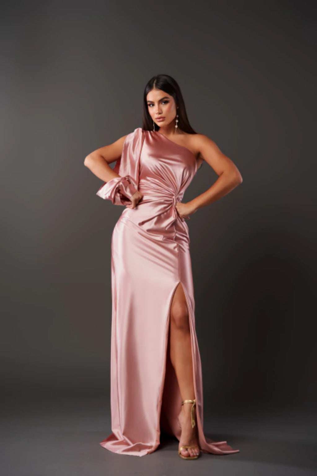 Lynor™ | One-Shoulder Dress – Stylish Elegance with a Modern Twist