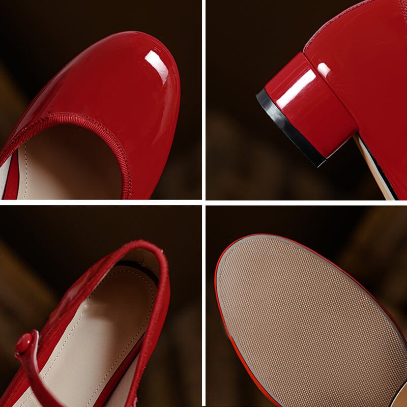 Lynor™ | Vintage Cowhide Leather Ballet Flats – Timeless Craftsmanship in Every Step