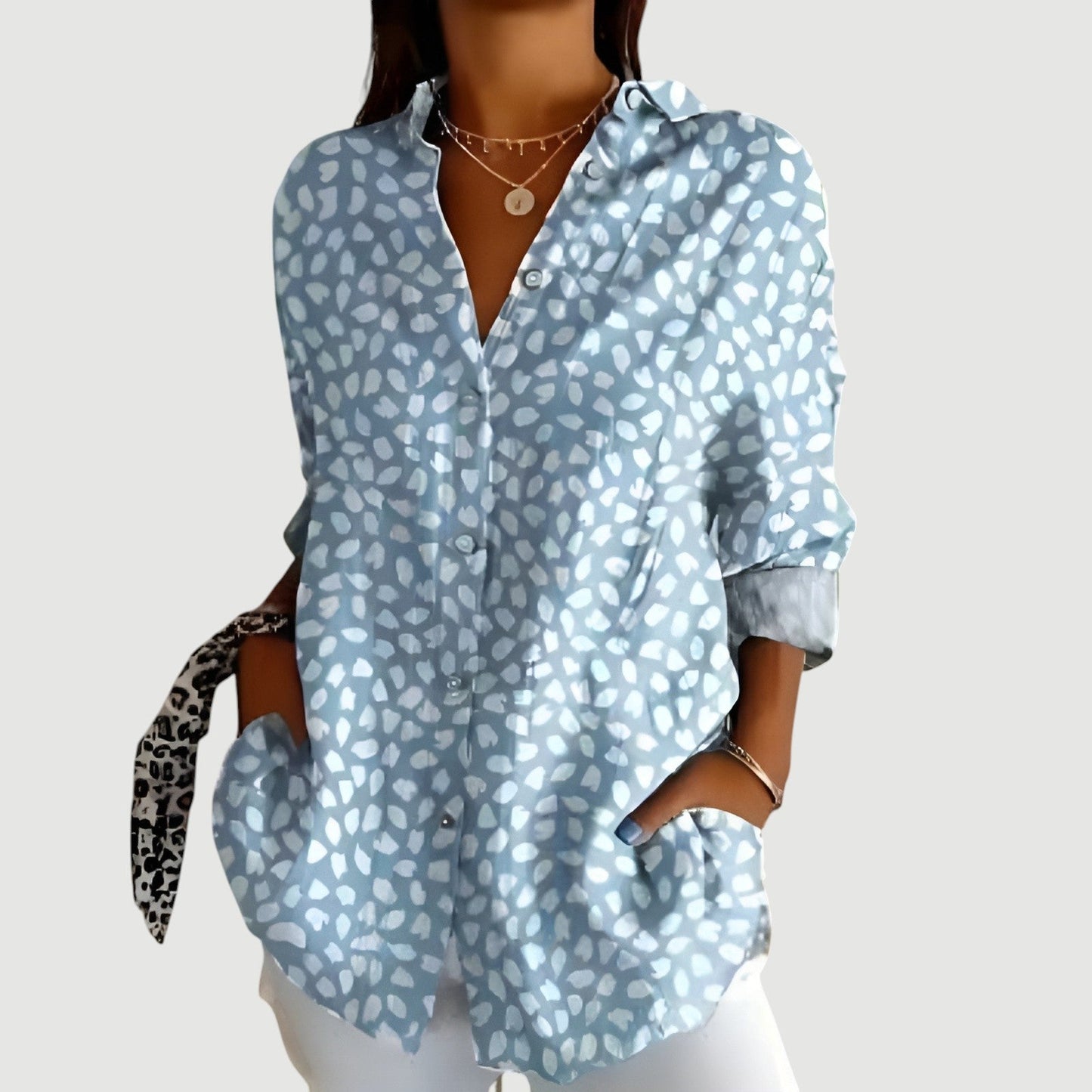 Lynor™ | Colorful Design Blouse Svala