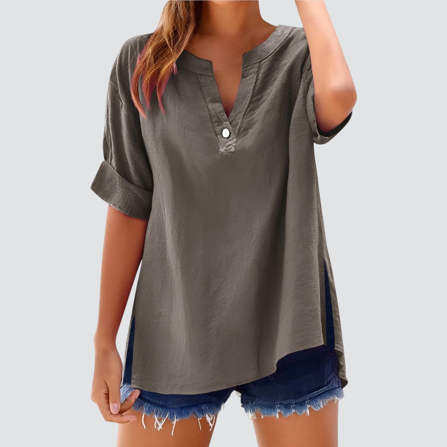 Lynor™ | Airy Linen Top – Effortless Comfort in Lightweight Style