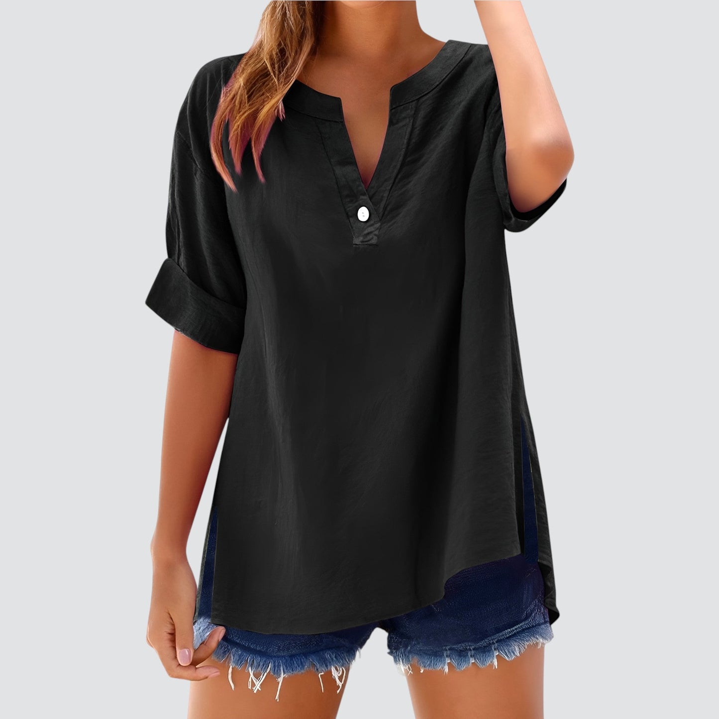 Lynor™ | Airy Linen Top – Effortless Comfort in Lightweight Style
