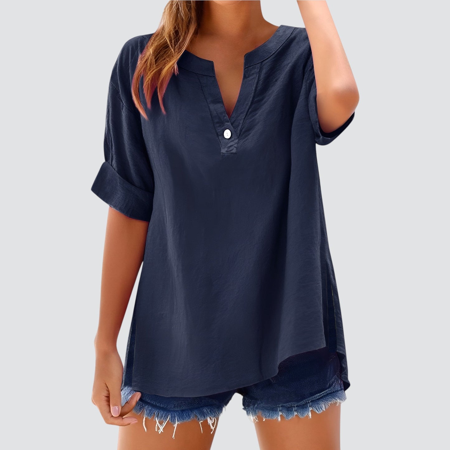 Lynor™ | Airy Linen Top – Effortless Comfort in Lightweight Style