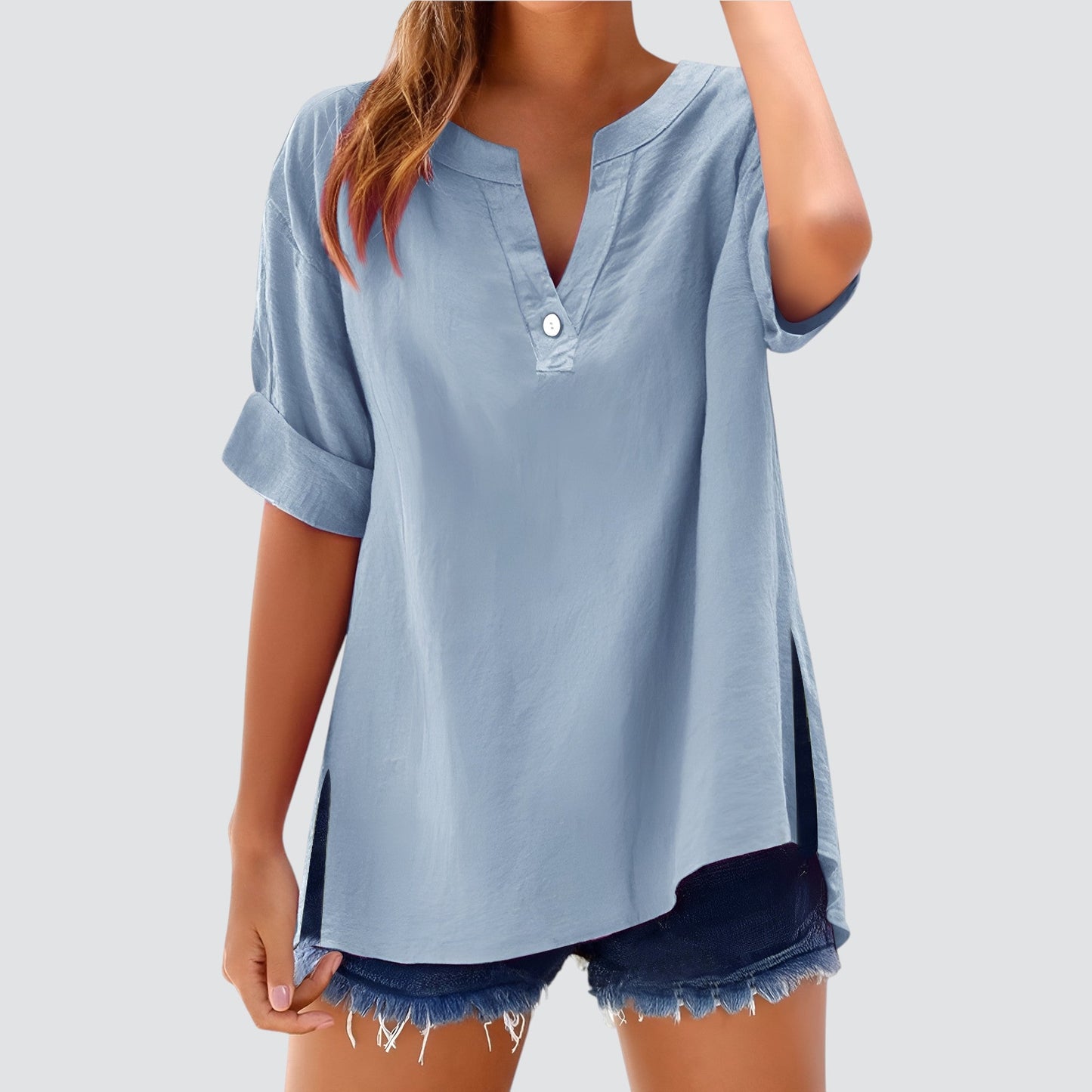 Lynor™ | Airy Linen Top – Effortless Comfort in Lightweight Style