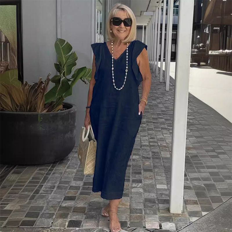 Lynor™ Santorini Dress – Breezy Elegance Inspired by the Islands