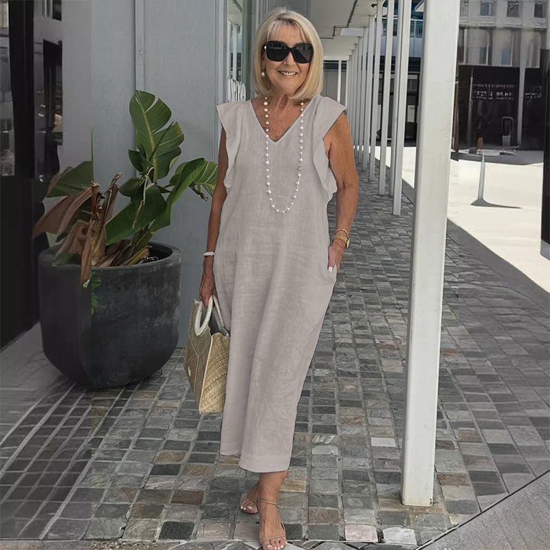 Lynor™ Santorini Dress – Breezy Elegance Inspired by the Islands