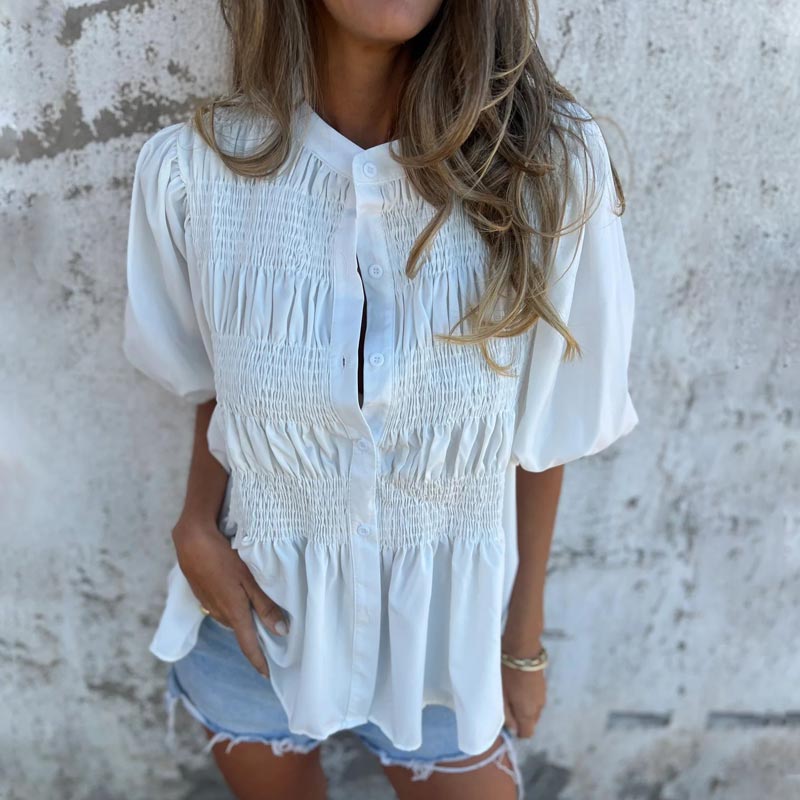 Lynor™ | Elegant Ibiza-Style Blouse for Effortless Summer Days