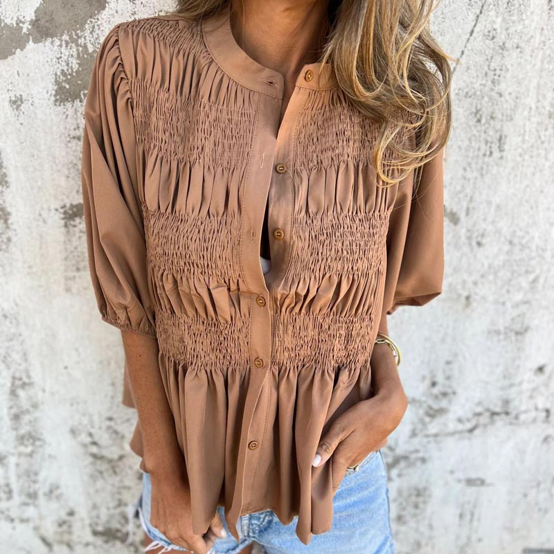 Lynor™ | Elegant Ibiza-Style Blouse for Effortless Summer Days