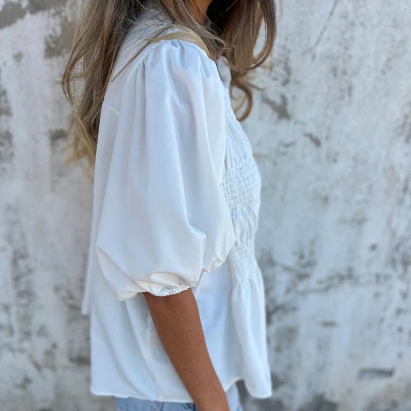 Lynor™ | Elegant Ibiza-Style Blouse for Effortless Summer Days