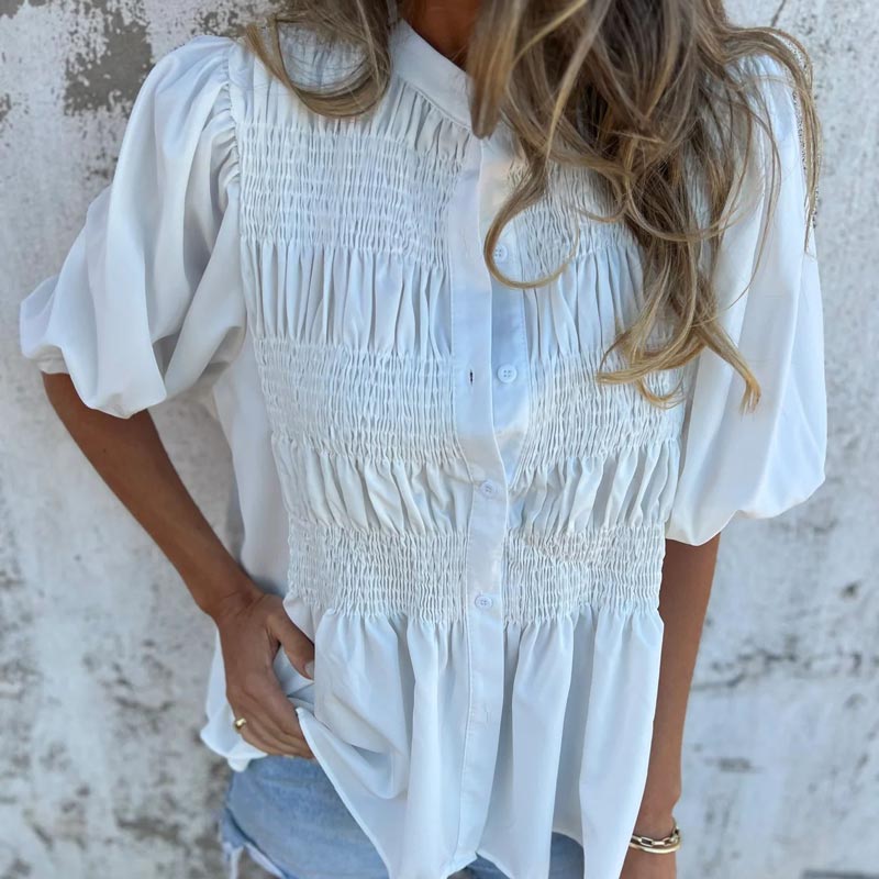 Lynor™ | Elegant Ibiza-Style Blouse for Effortless Summer Days
