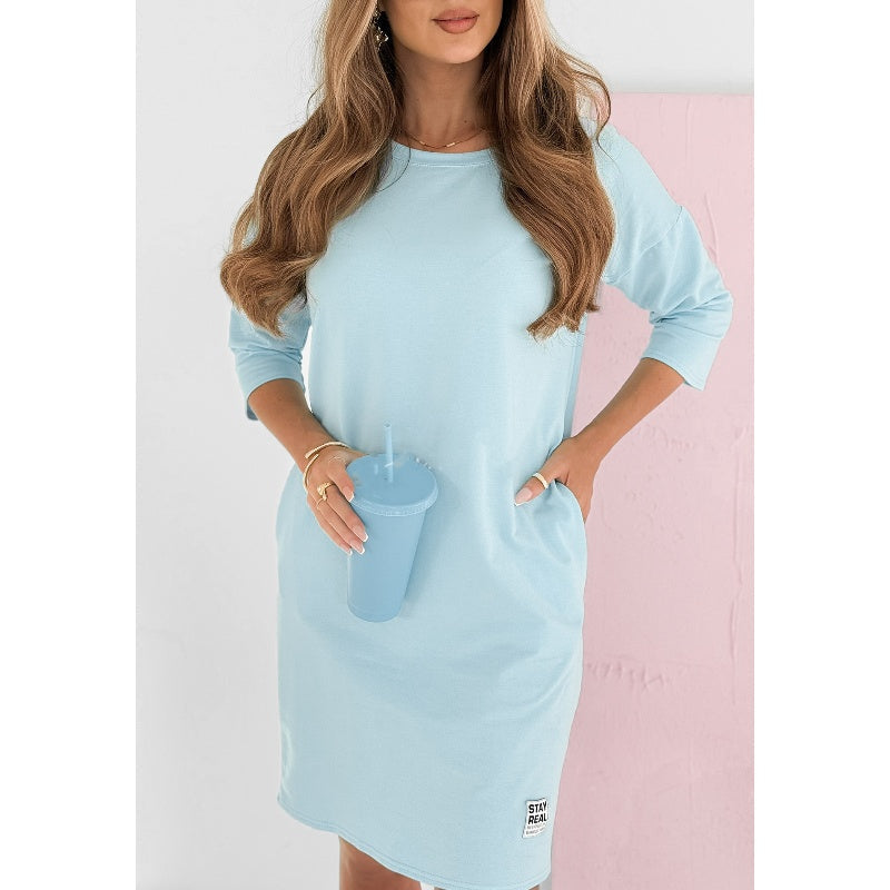 Lynor™ | 3/4 Sleeve Dress with Pockets