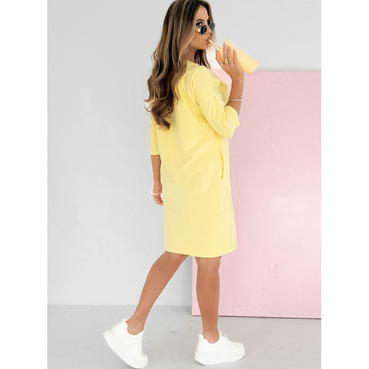 Lynor™ | 3/4 Sleeve Dress with Pockets