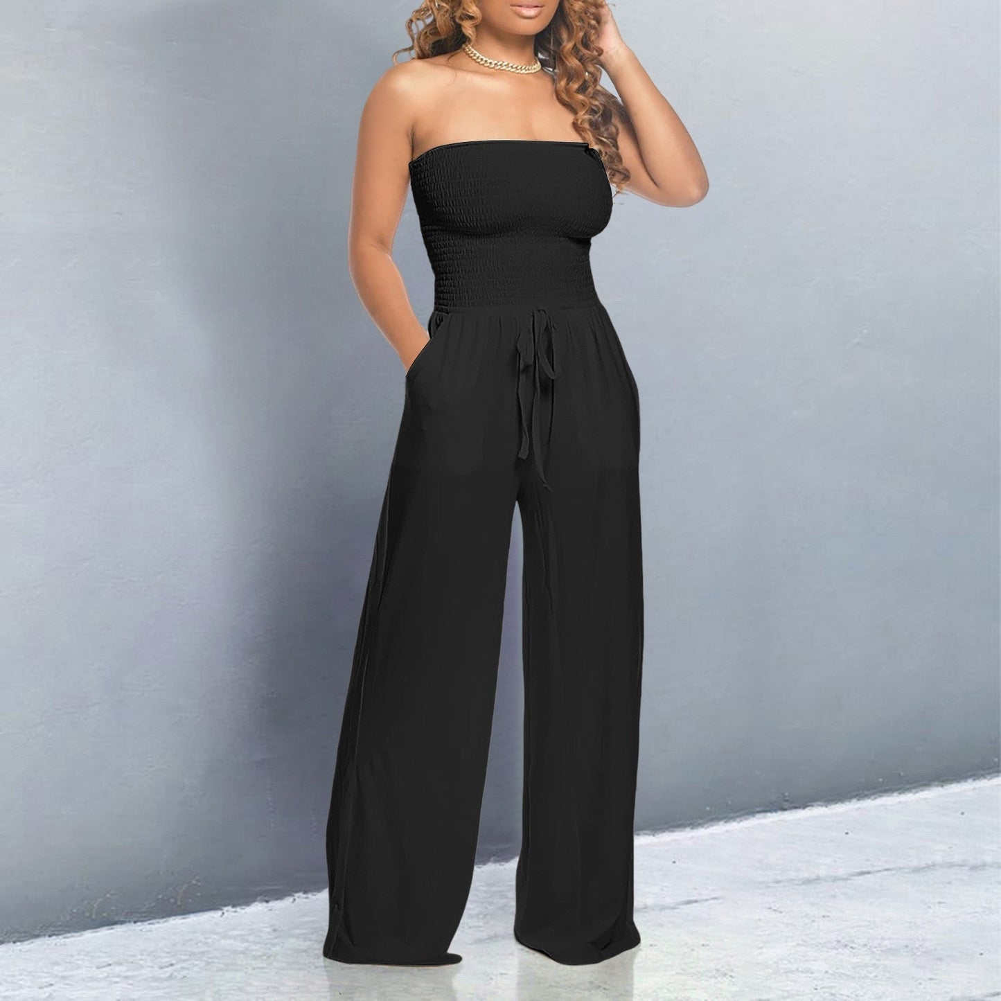 Lynor™ | Trendy Off-Shoulder Jumpsuit