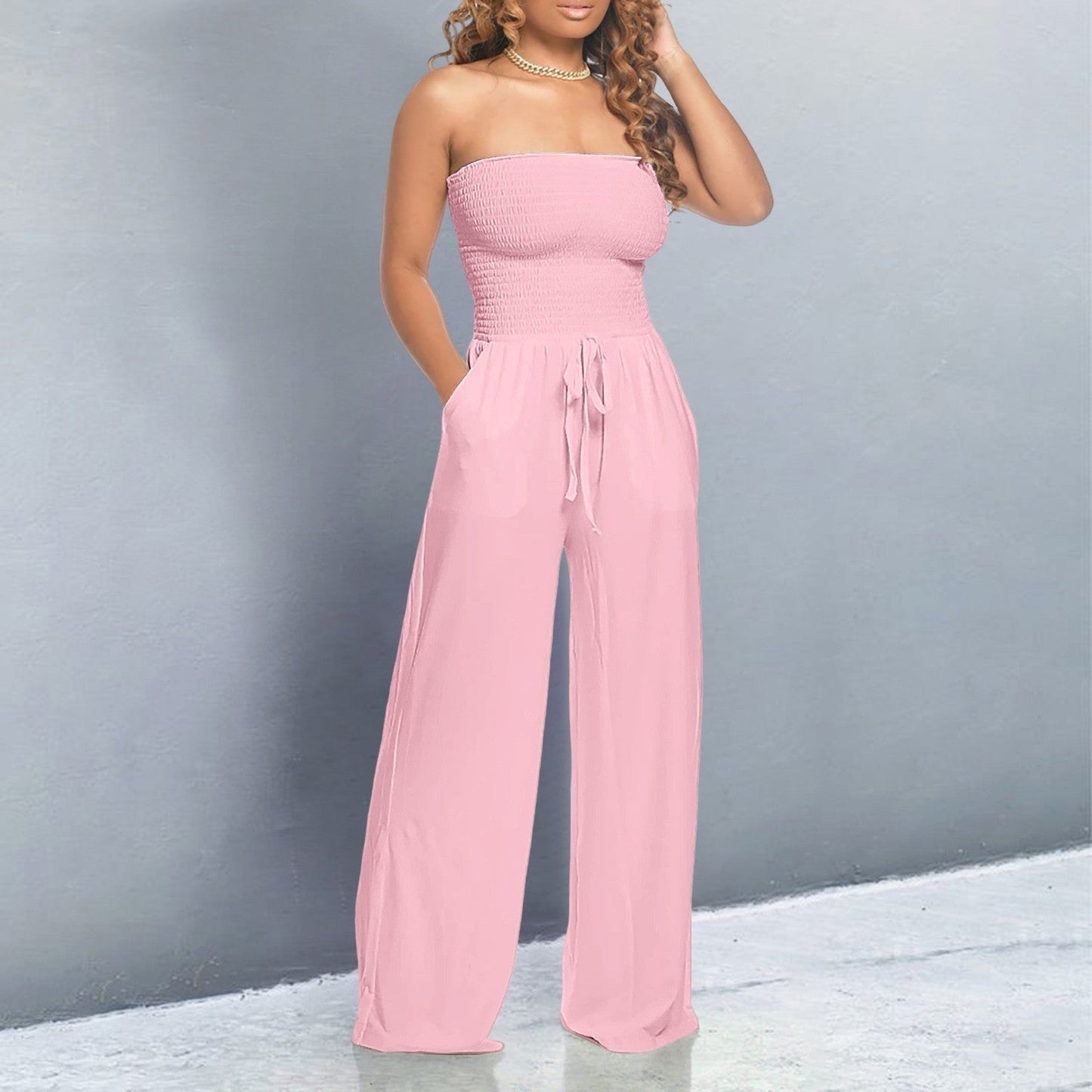 Lynor™ | Trendy Off-Shoulder Jumpsuit