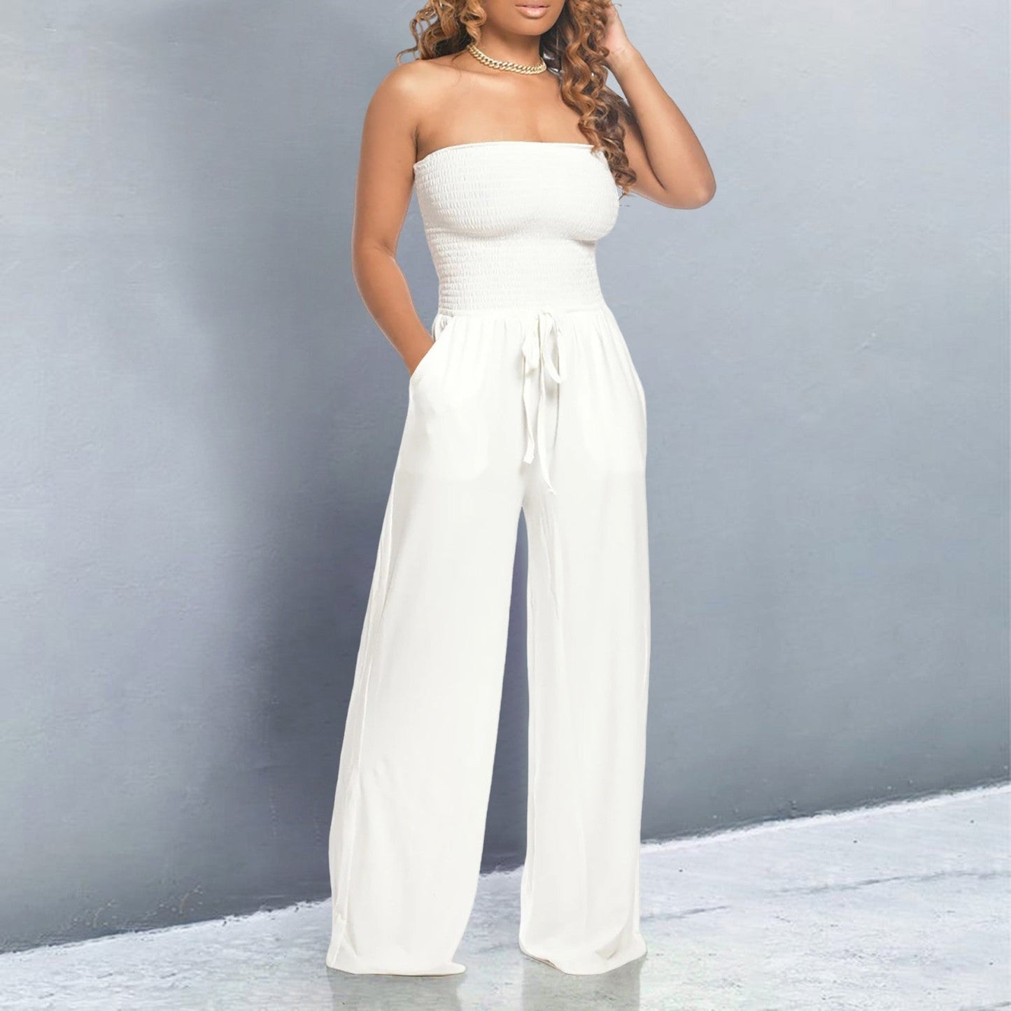 Lynor™ | Trendy Off-Shoulder Jumpsuit