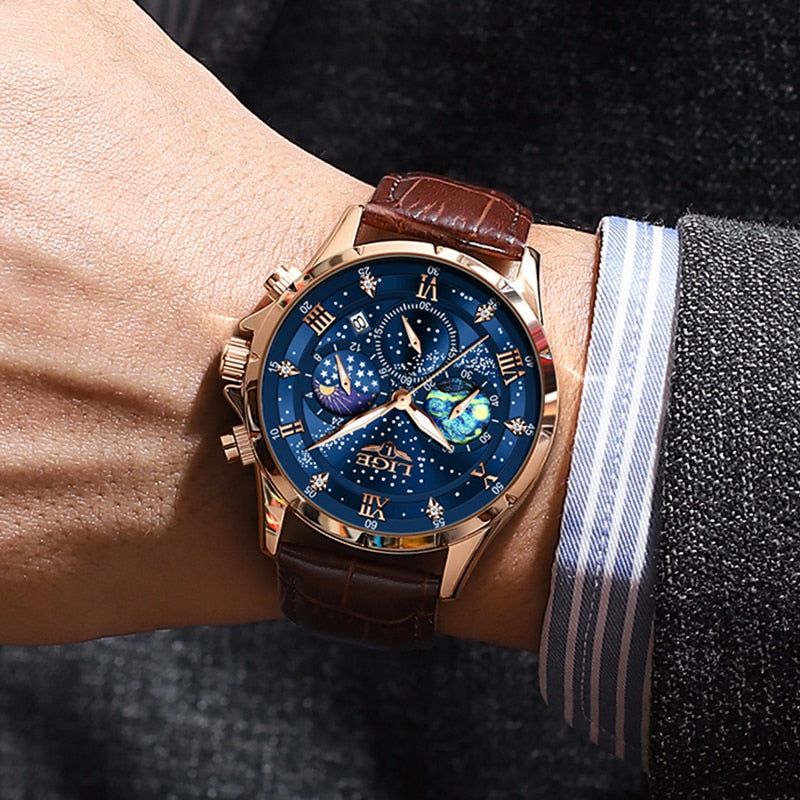 Lynor™ | Elegant Moon Phase Watch