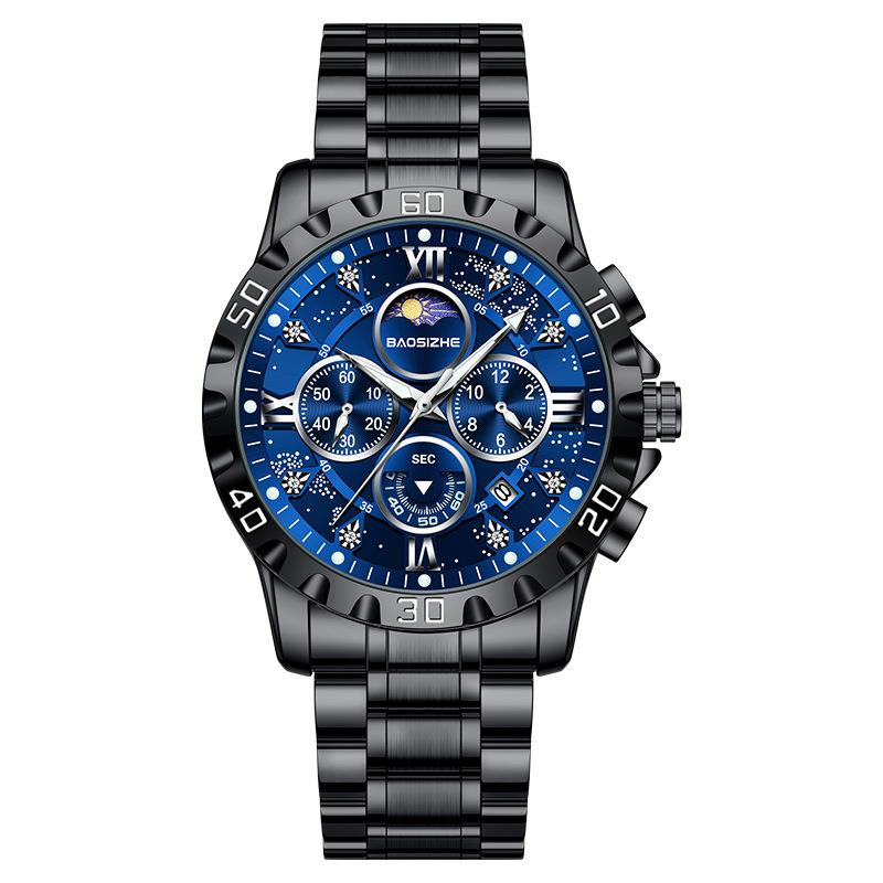 Lynor™ | Luxury Chronograph Watch with Metal Strap