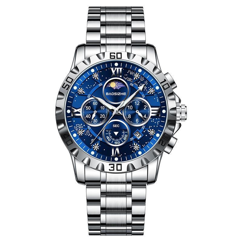 Lynor™ | Luxury Chronograph Watch with Metal Strap