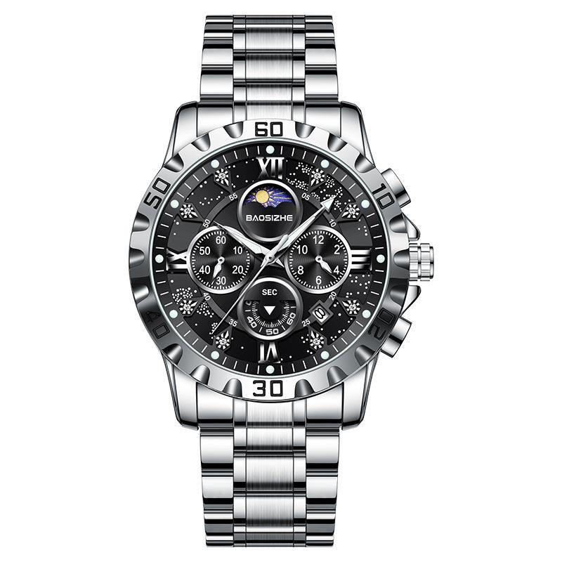 Lynor™ | Luxury Chronograph Watch with Metal Strap