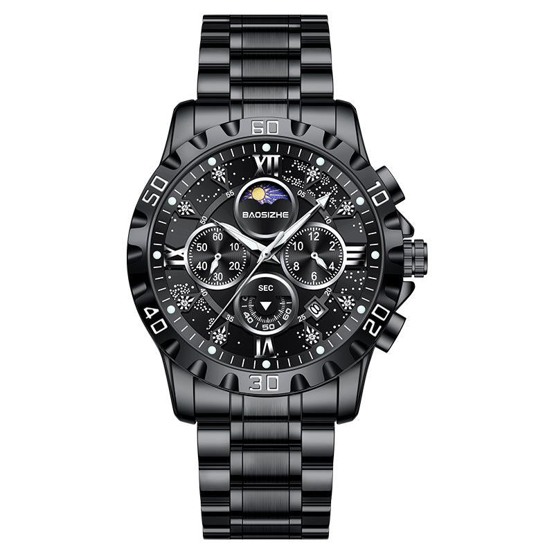 Lynor™ | Luxury Chronograph Watch with Metal Strap